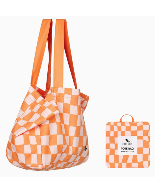 BEACH / EVERYDAY TOTE | GROOVY CHECK