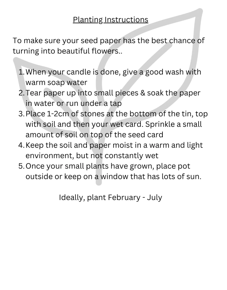 'GROW CANDLE' | RASPBERRY & PEPPERCORN