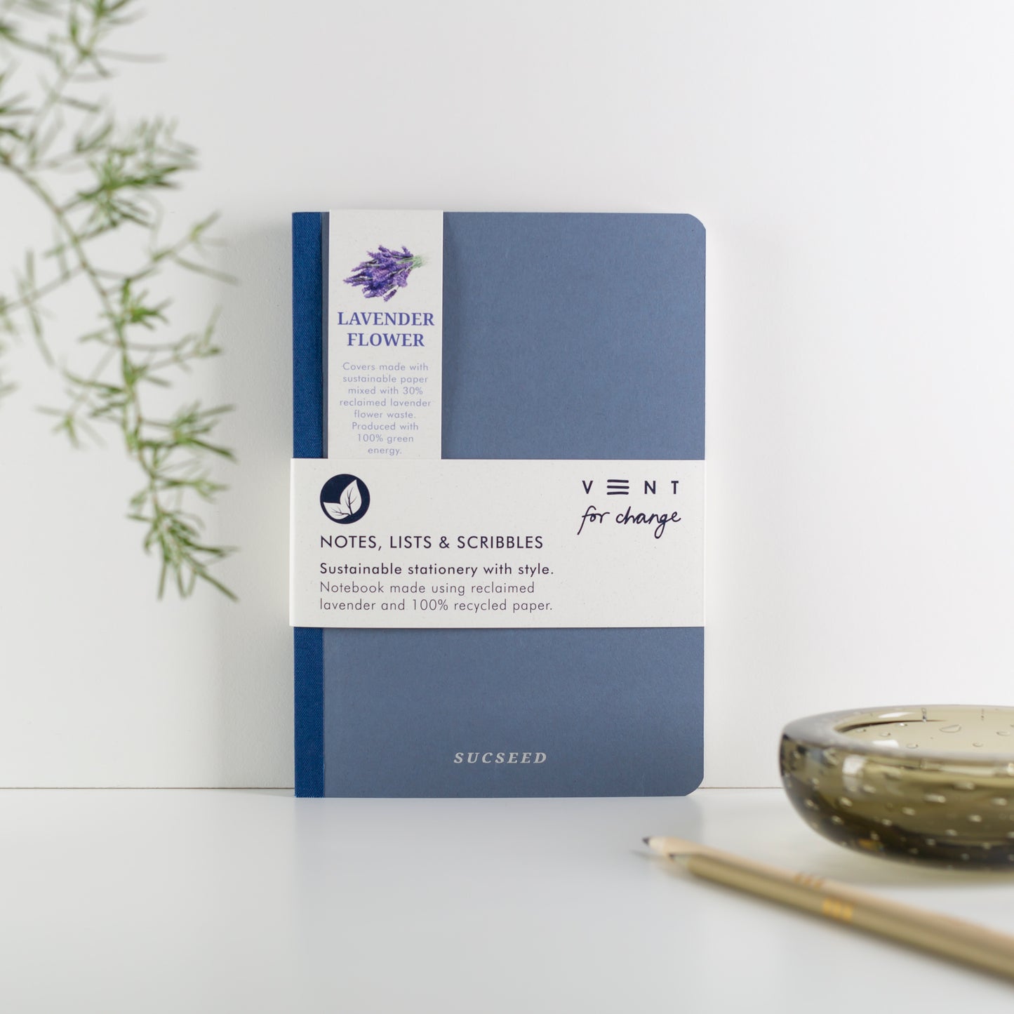 SUCSEED A5 NOTEBOOK | LAVENDER
