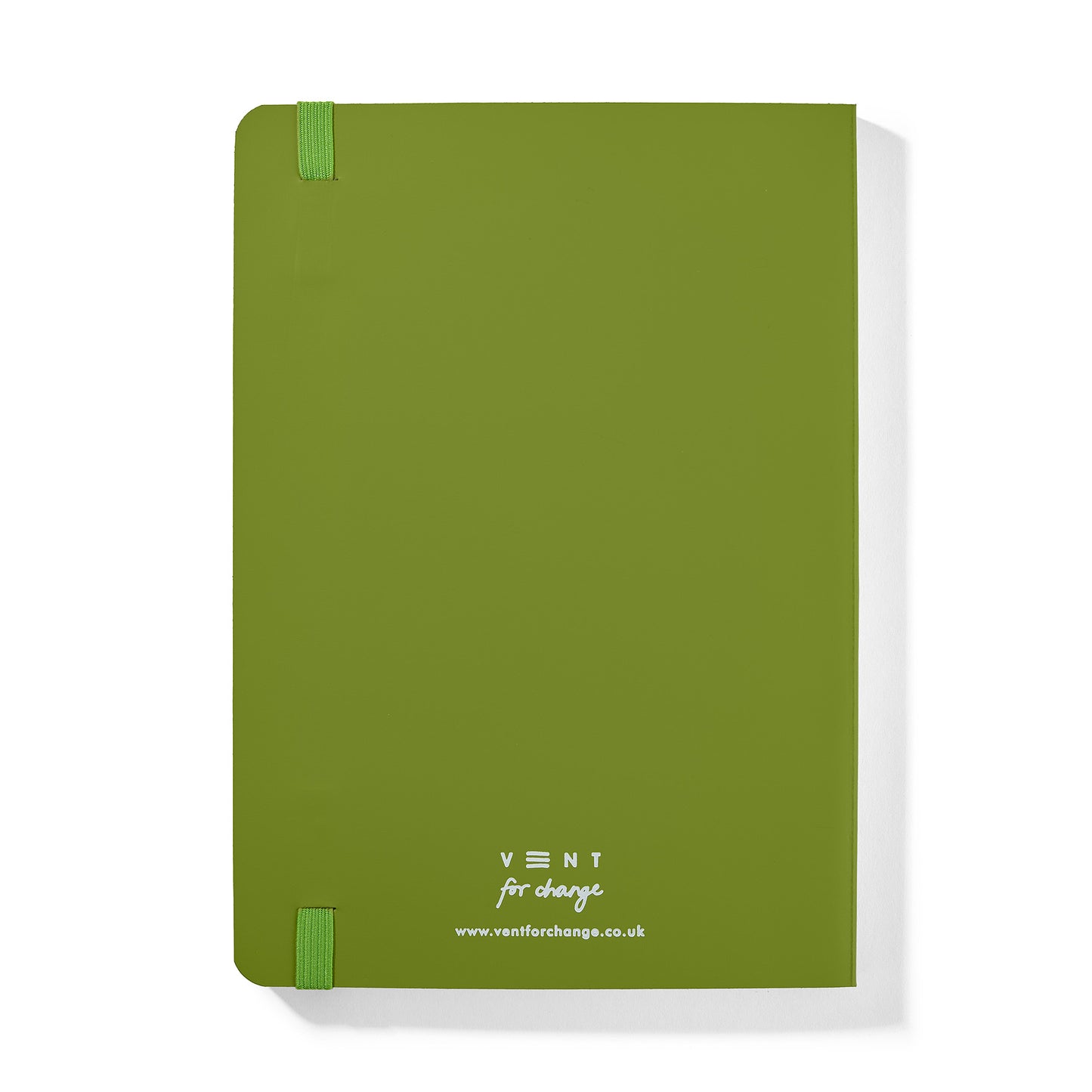 RECYCLED LEATHER 'MAKE A MARK' A5 NOTEBOOK | GREEN