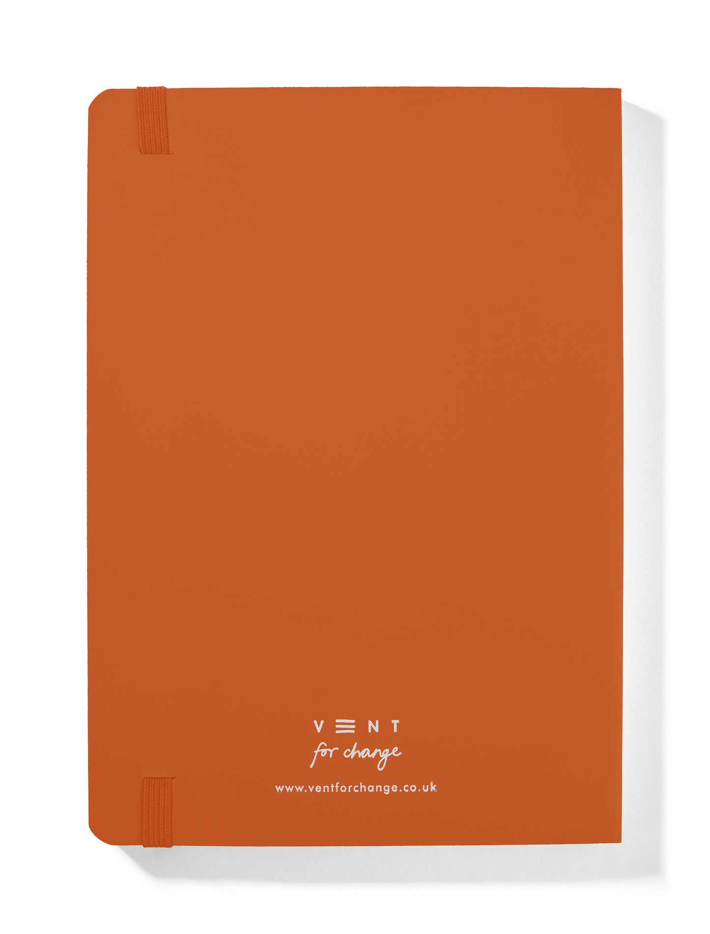 RECYCLED LEATHER 'MAKE A MARK' A5 NOTEBOOK | ORANGE