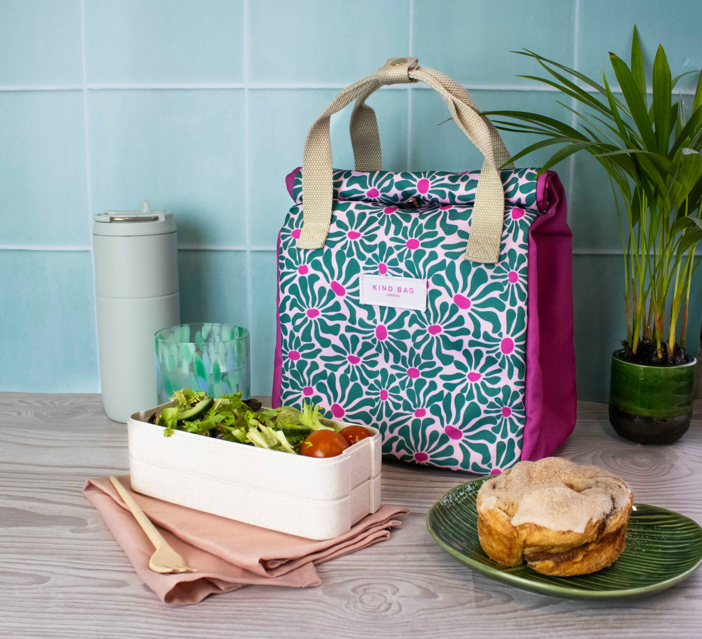 LUNCH BAG | ABSTRACT FLOWERS