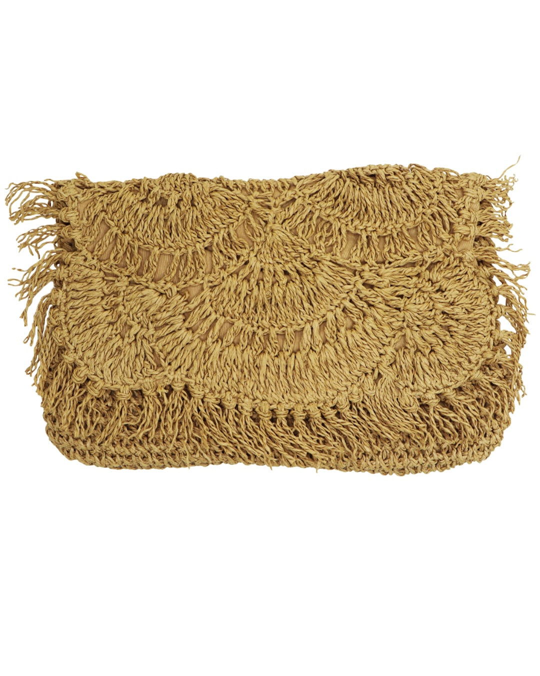 SERENE RAFFIA CLUTCH