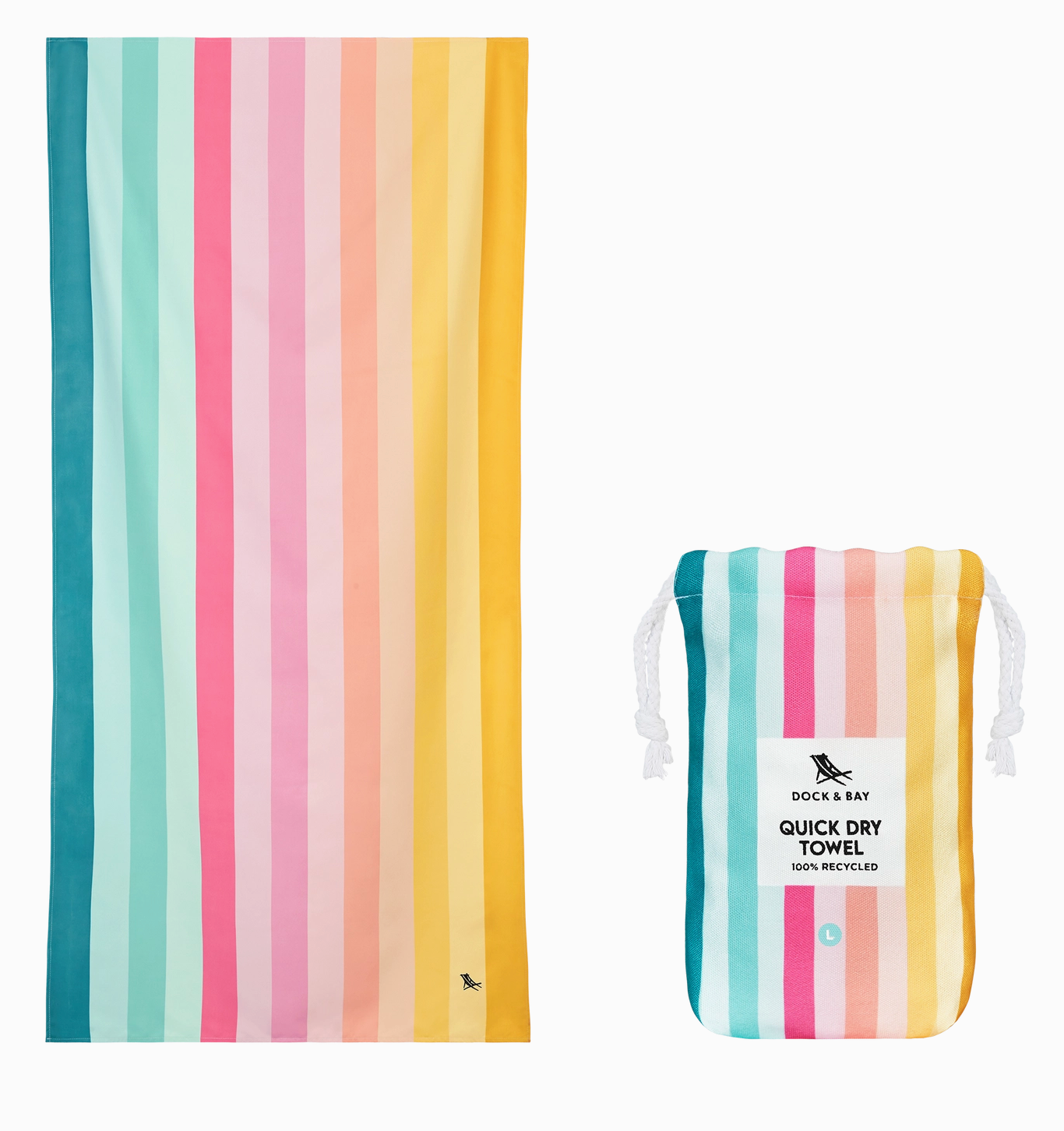 BEACH TOWEL & TOTE | COASTAL CANDY