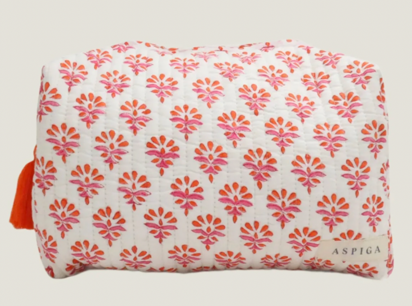 WASH BAG | HOT CORAL (MEDIUM)