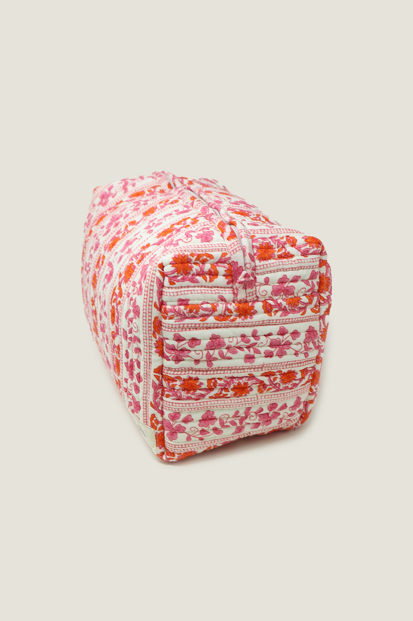 WASH BAG | BOTANICAL ORANGE (LARGE)