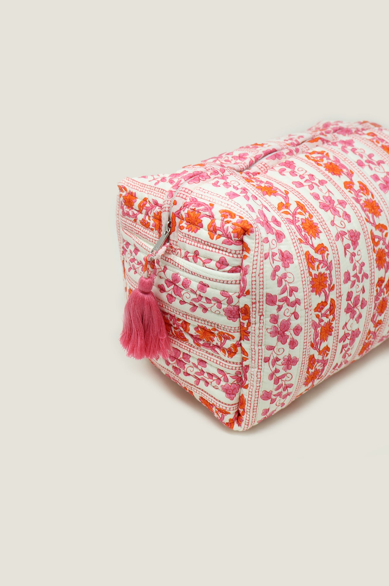 WASH BAG | BOTANICAL ORANGE (LARGE)