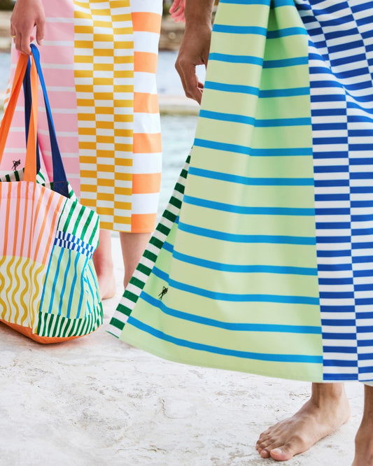 BEACH TOWELS DUO & TOTE | BLUEBERRY SPRITZ - TOTE SOLD OUT