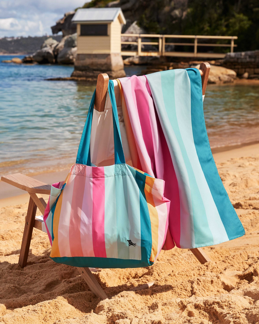 BEACH TOWEL & TOTE | COASTAL CANDY