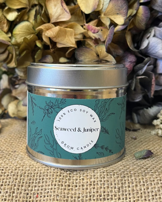 'GROW CANDLE' | SEAWEED & JUNIPER