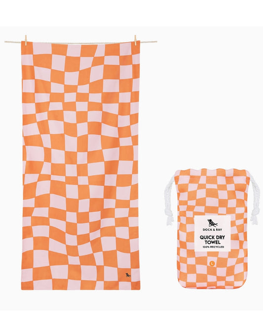 BEACH TOWEL | GROOVY CHECK