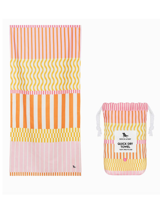 BEACH TOWEL | LEMONADE WAVES