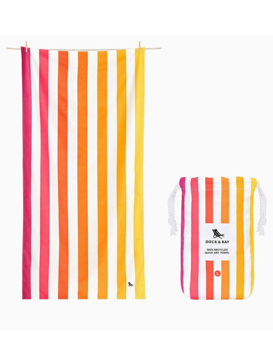 BEACH TOWEL XL | PEACH SUNRISE
