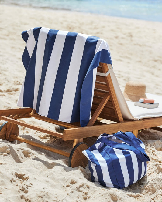 BEACH TOWEL & TOTE | WHITSUNDAY BLUE