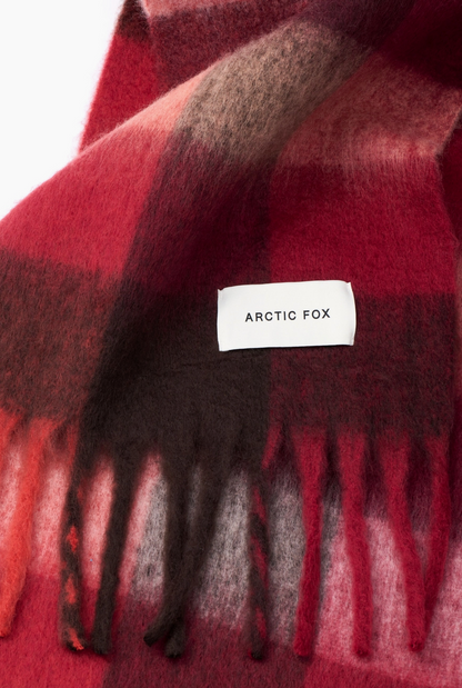 THE REYKJAVIK SCARF | WINTERBERRY BURGUNDY