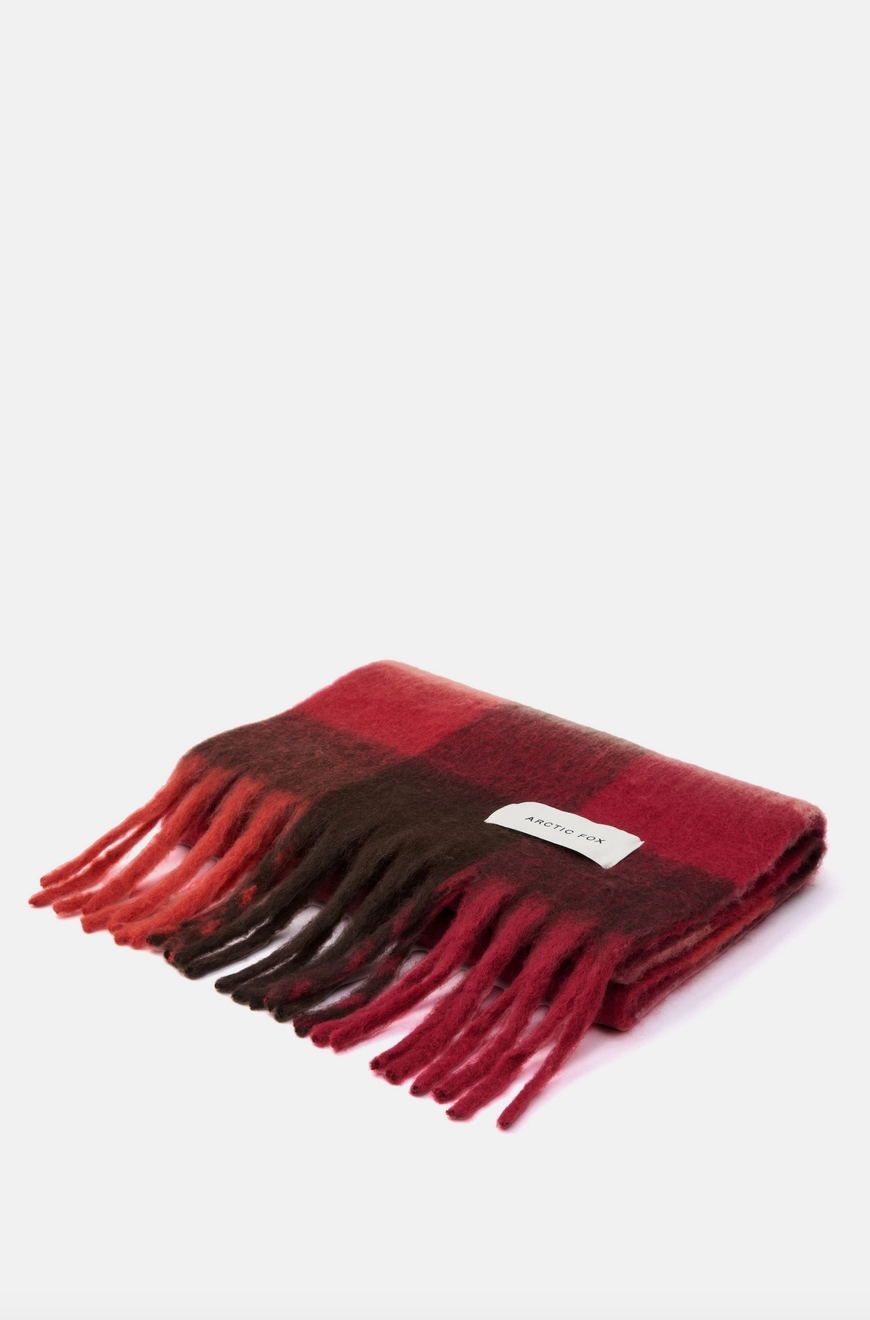 THE REYKJAVIK SCARF | WINTERBERRY BURGUNDY