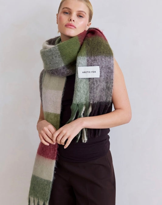 THE REYKJAVIK SCARF | MOSSY GREEN