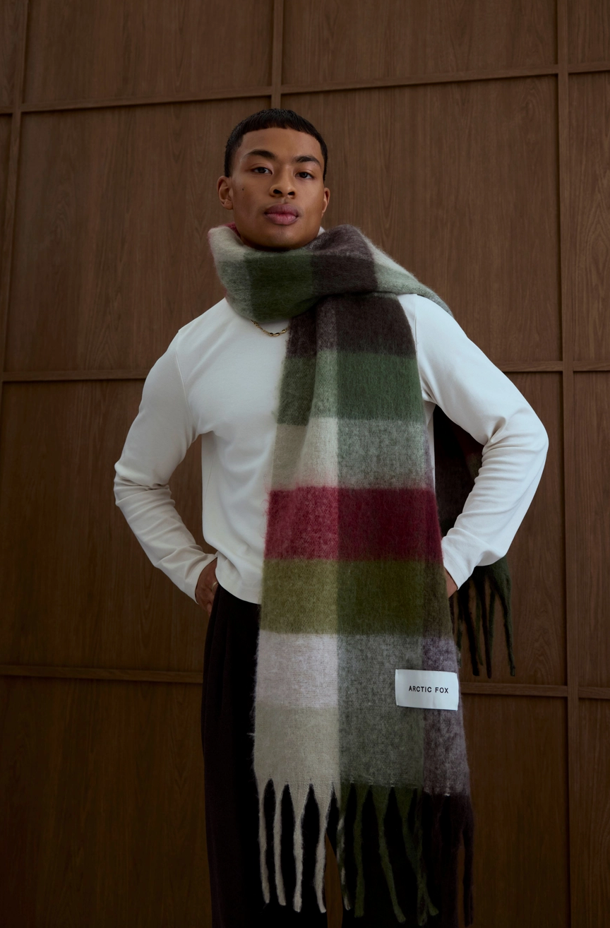 THE REYKJAVIK SCARF | MOSSY GREEN