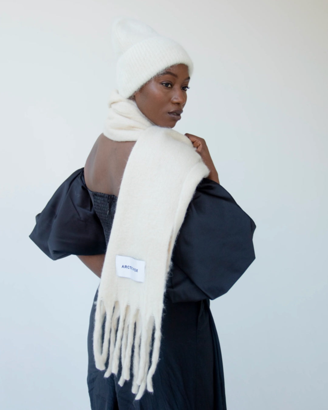 THE REYKJAVIK SCARF | RICE WHITE