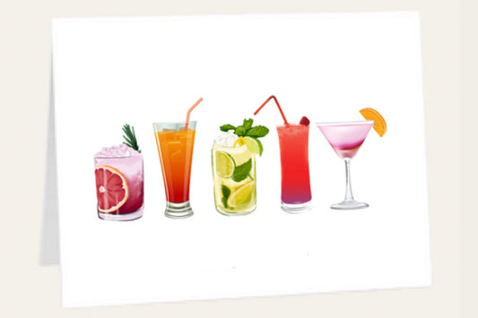 PLANTABLE GREETINGS CARD | 'COCKTAILS'