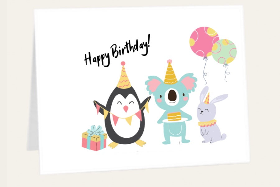 PLANTABLE GREETINGS CARD | CHILDREN'S 'HAPPY BIRTHDAY'