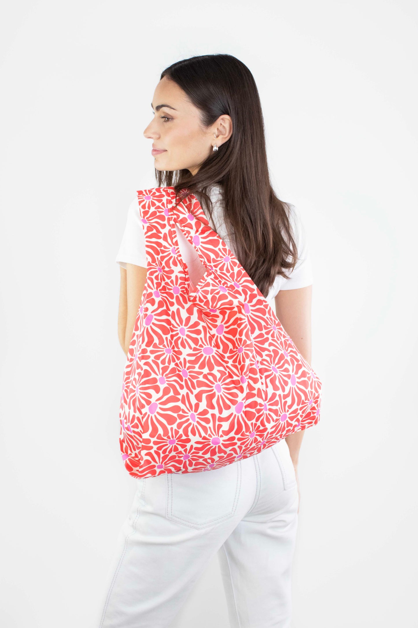 SHOPPER BAG | ABSTRACT RED