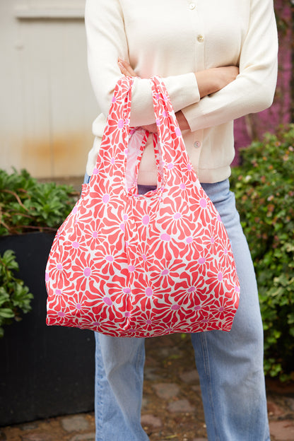 SHOPPER BAG | ABSTRACT RED
