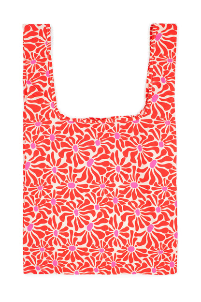 SHOPPER BAG | ABSTRACT RED