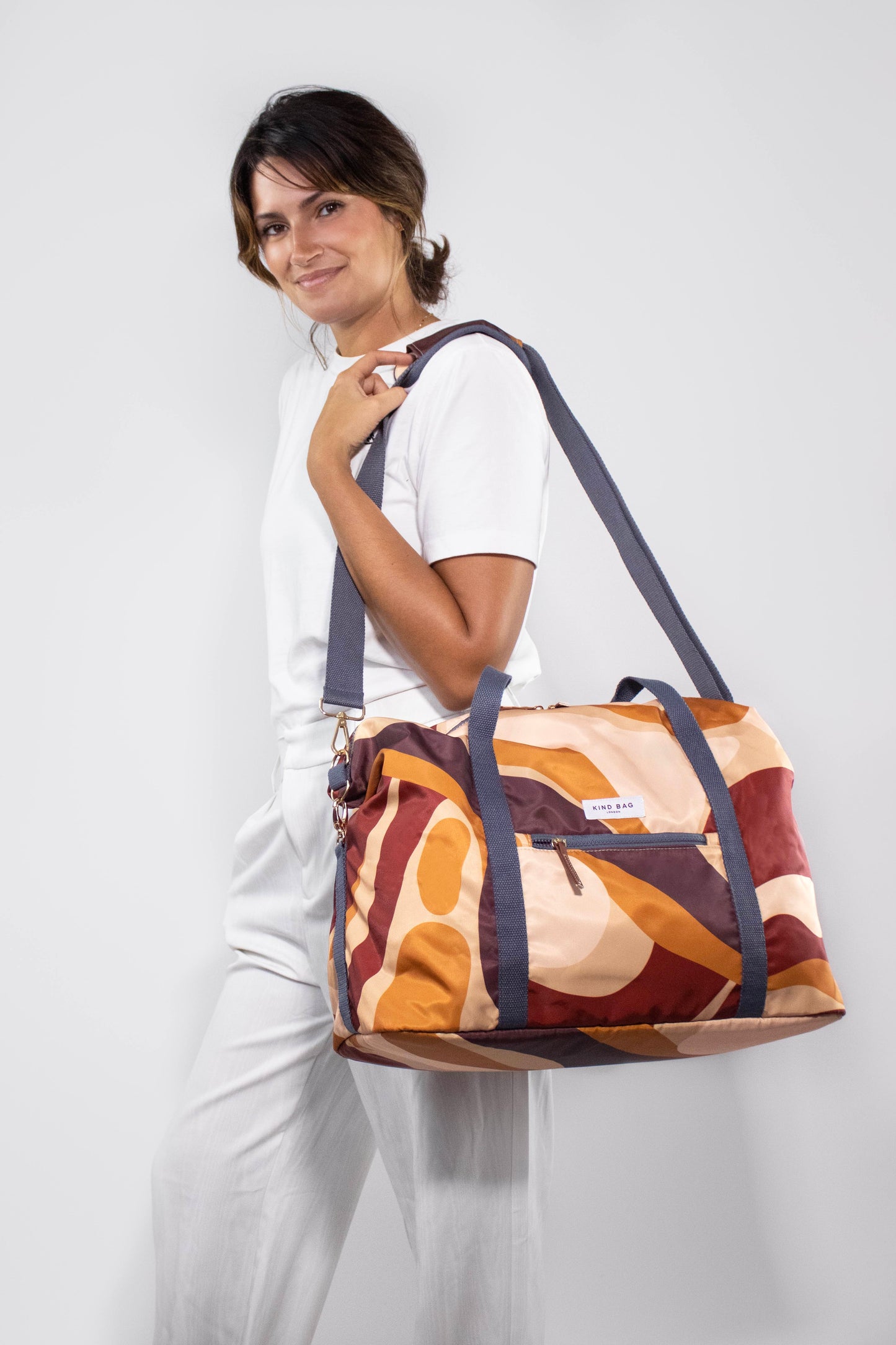 WEEKENDER BAG | ABSTRACT CARAMEL