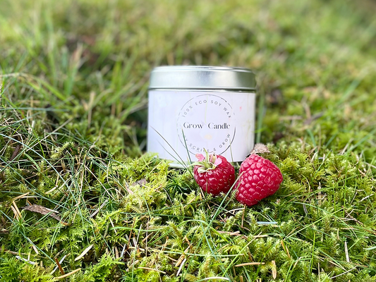 'GROW CANDLE' | SCOTTISH RASPBERRY & PEPPERCORNS