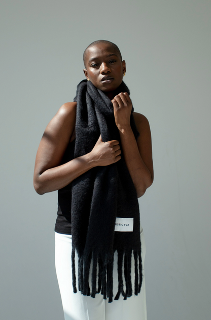 THE REYKJAVIK SCARF | BLACK