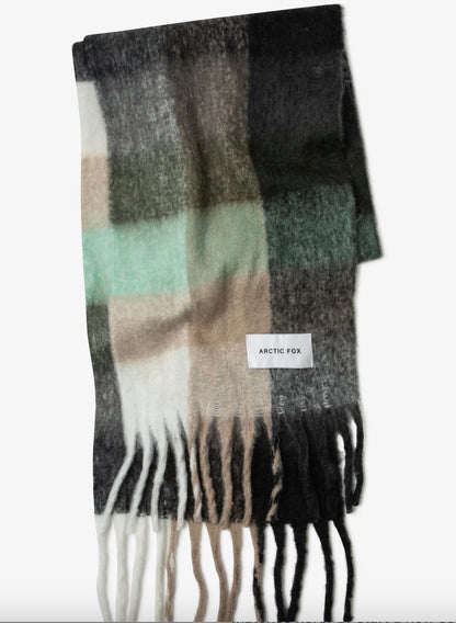 THE REYKJAVIK SCARF | BLACK CHECK