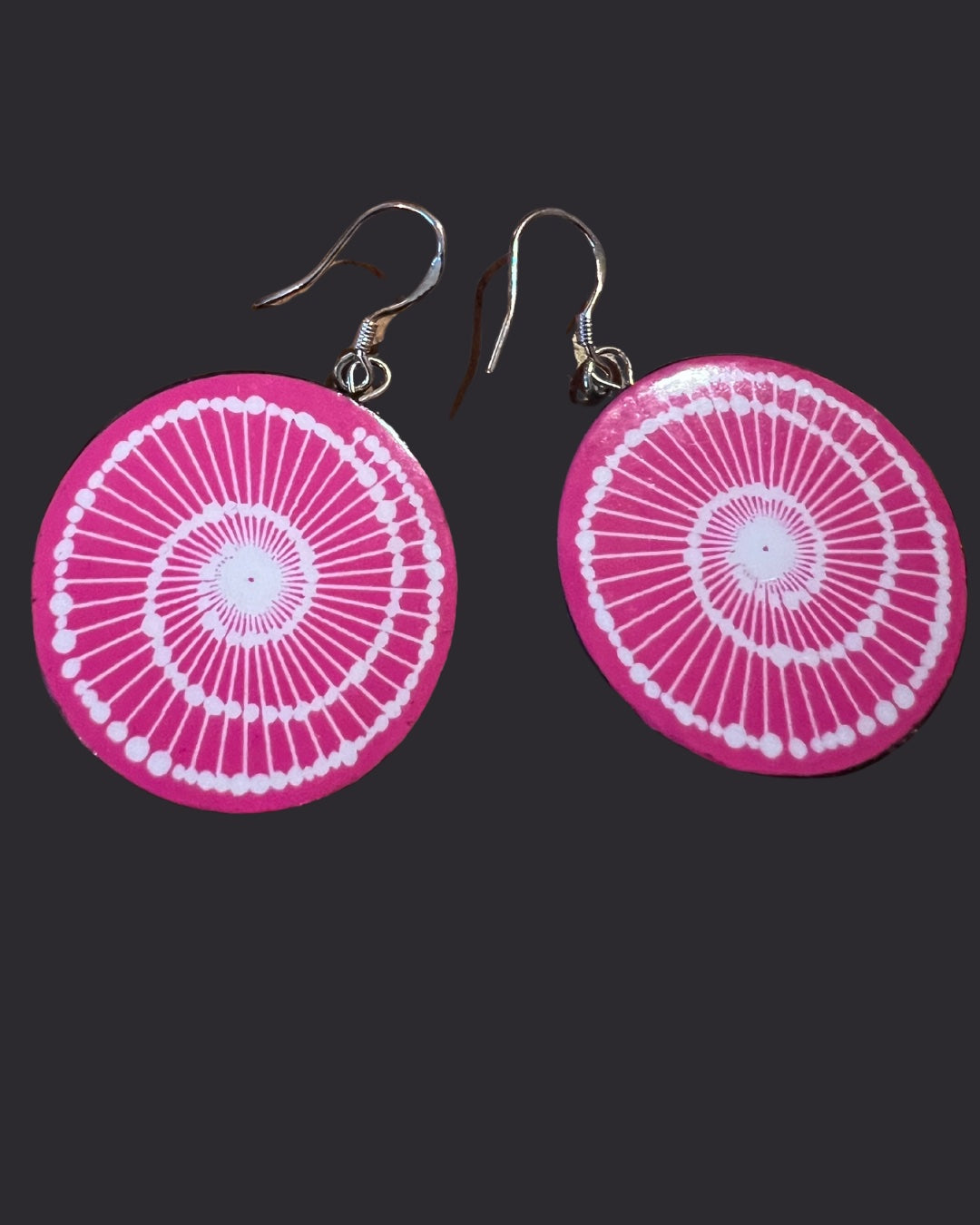 'PAPER EARRINGS' | PINK SPIRAL