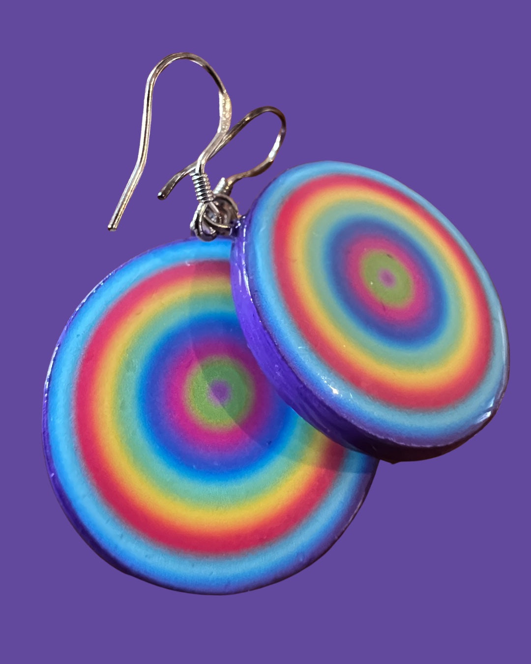 'PAPER EARRINGS' | RAINBOW CIRCLES