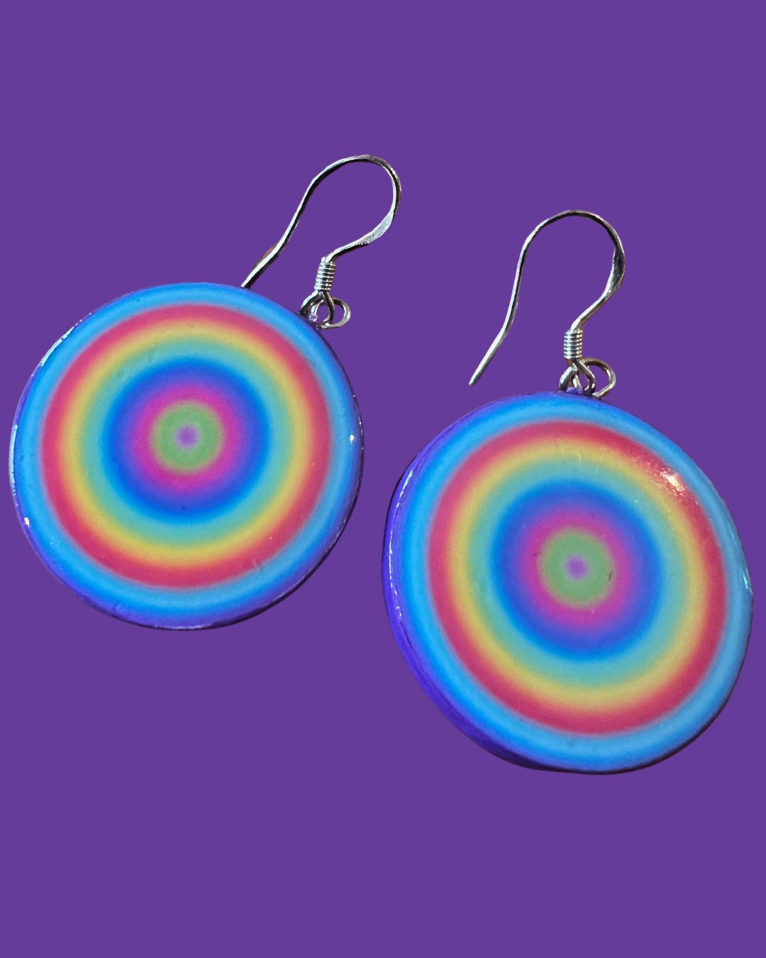 'PAPER EARRINGS' | RAINBOW CIRCLES