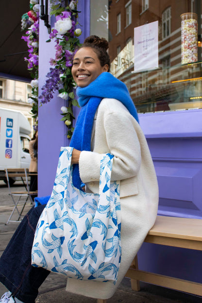 RECYCLED PLASTIC SHOPPER | KOI FISH