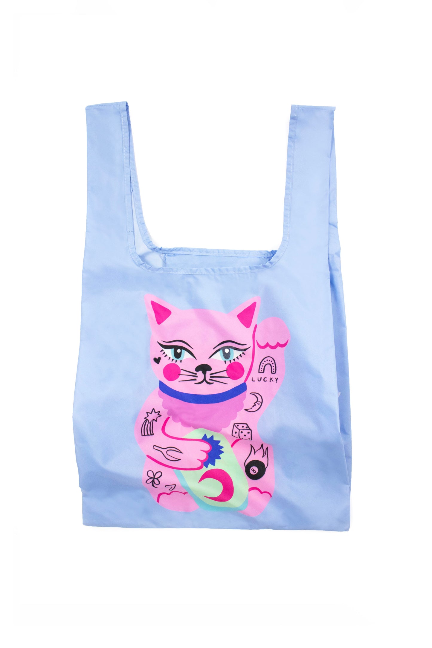 RECYCLED PLASTIC SHOPPER | LUCKY CAT