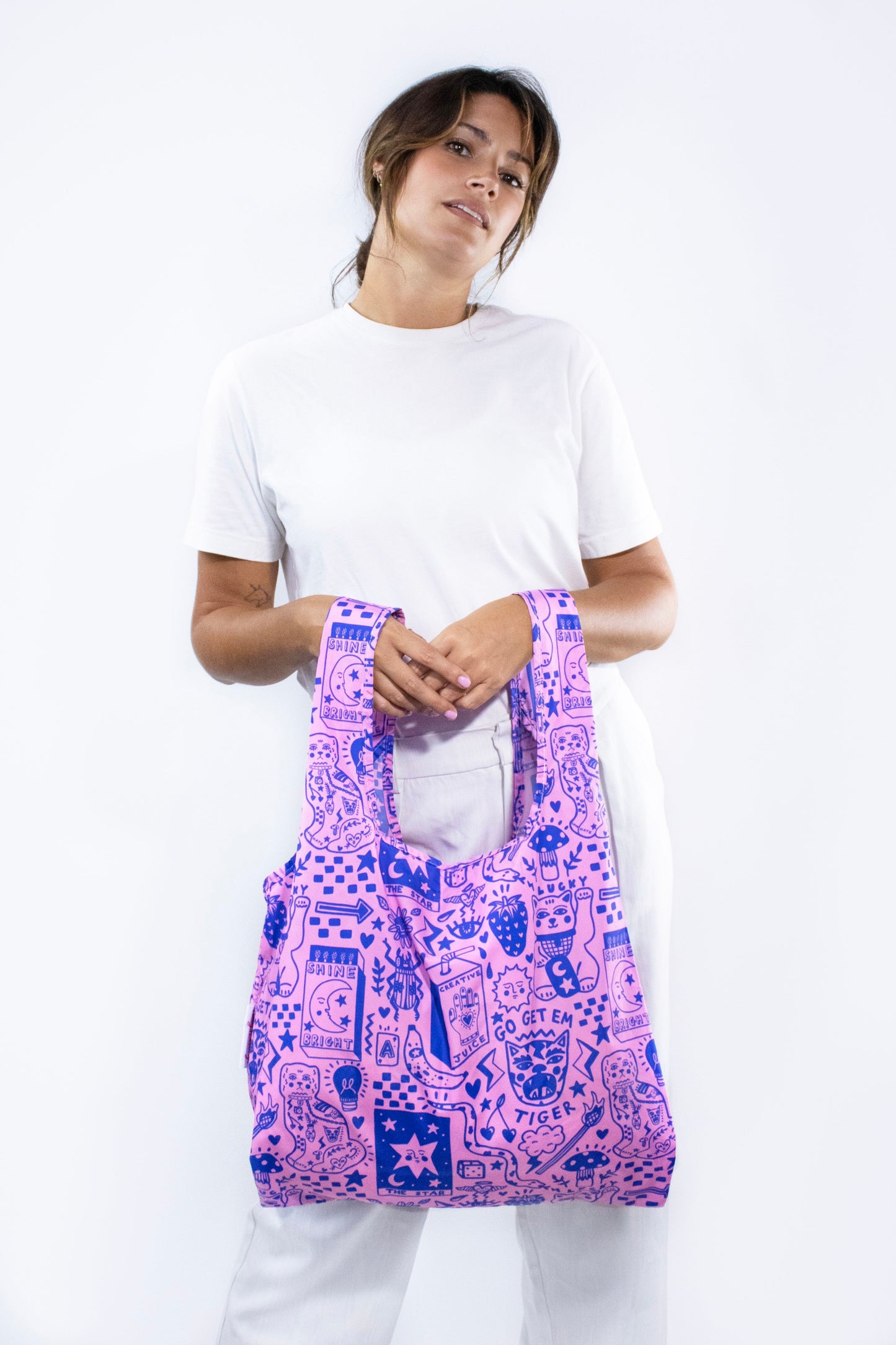 RECYCLED PLASTIC SHOPPER | TIGER