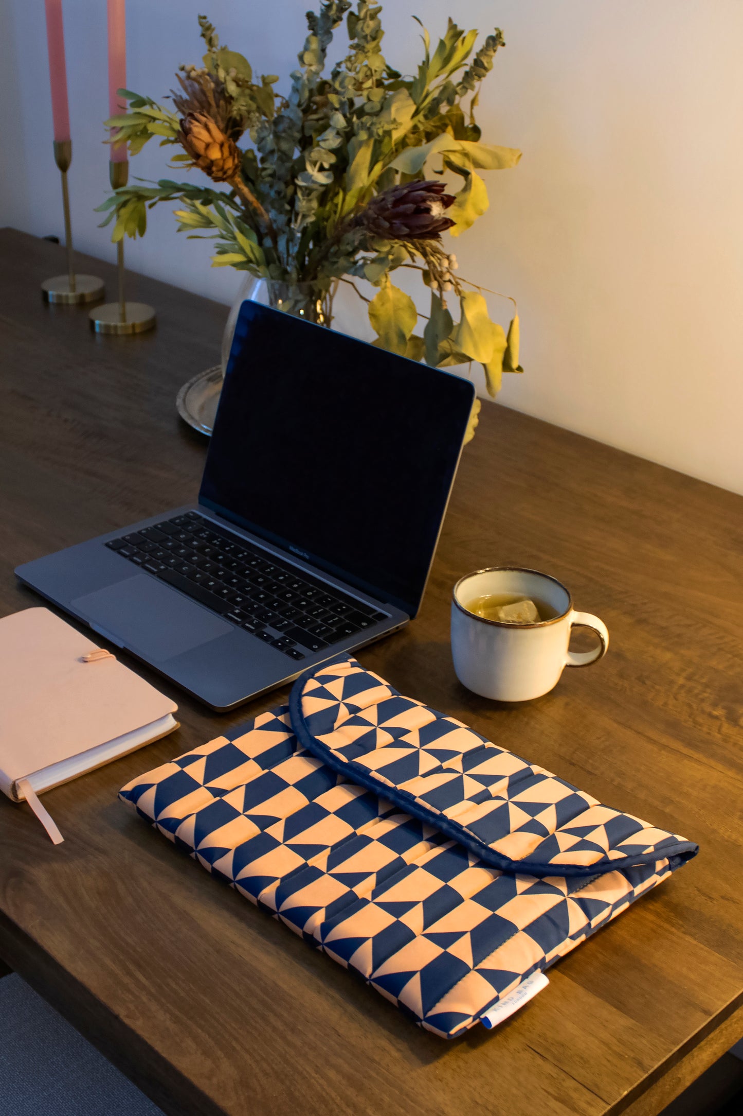 LAPTOP SLEEVE | NAVY COFFEE