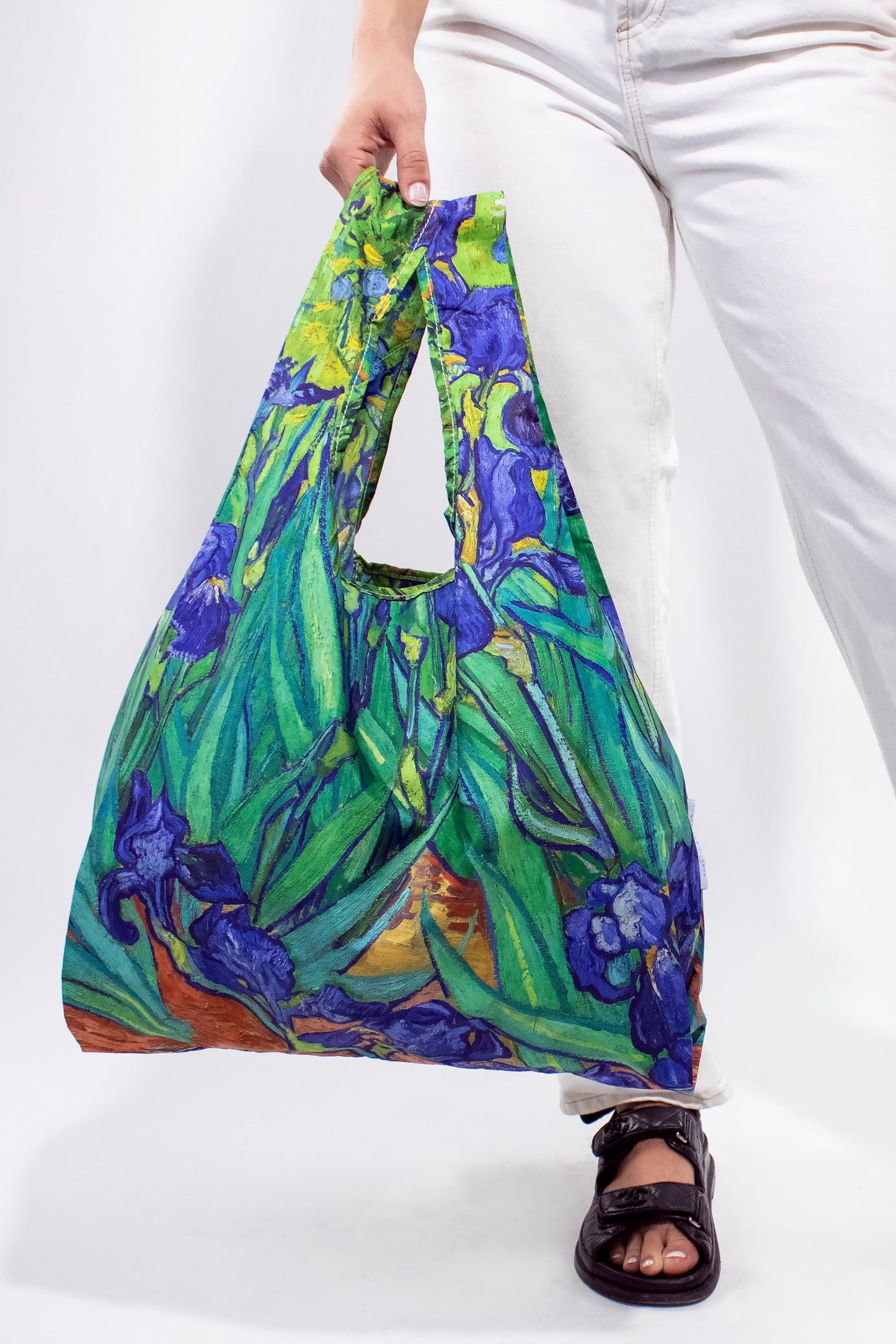 RECYCLED PLASTIC SHOPPER | VAN GOGH - IRISES