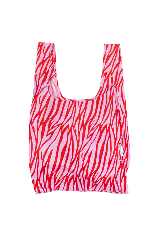 RECYCLED PLASTIC SHOPPER | ZEBRA